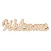 Deko-Schriftzug - Welcome - Aus Holz - Ca. 48 X 3 X 12,5 Cm