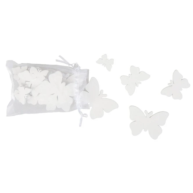 Streudeko - Schmetterlinge - Aus Holz - Ca. 3/5/7 Cm - 20 Stück 4 Streudeko - Schmetterlinge - Aus Holz - Ca. 3/5/7 Cm - 20 Stück – Bild 2