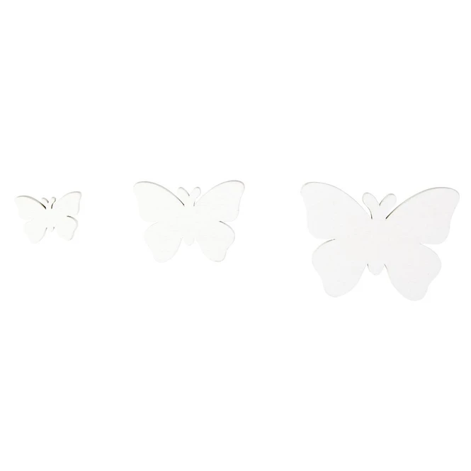 Streudeko - Schmetterlinge - Aus Holz - Ca. 3/5/7 Cm - 20 Stück 3 Streudeko - Schmetterlinge - Aus Holz - Ca. 3/5/7 Cm - 20 Stück