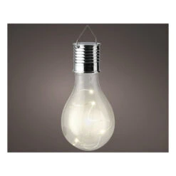 LED-Solarbirne - Ca. 8 X 14 Cm - Klar