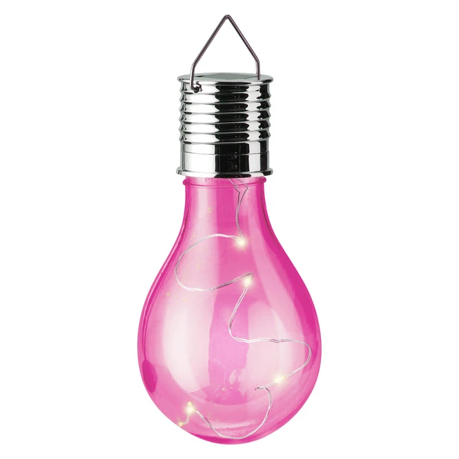 LED-Solarbirne - Ca. 8 X 14 Cm - 1 Stück 4 LED-Solarbirne - Ca. 8 X 14 Cm - 1 Stück – Bild 2