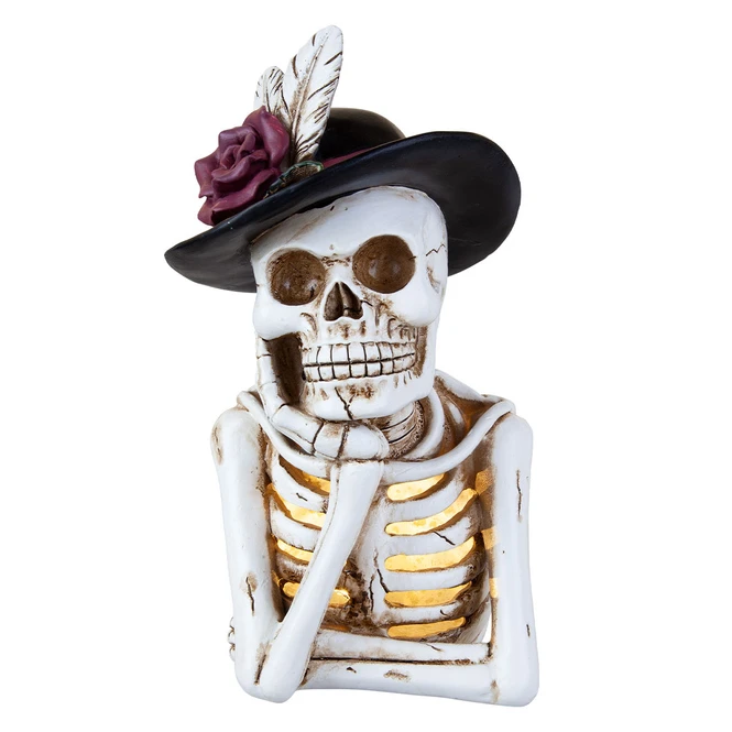 LED-Skelett - Aus Polyresin - Ca. 14,5 X 14 X 23,5 Cm 3 LED-Skelett - Aus Polyresin - Ca. 14,5 X 14 X 23,5 Cm