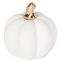 Kürbis - Aus Dolomit - Ca. 8 X 8 X 8,5 Cm