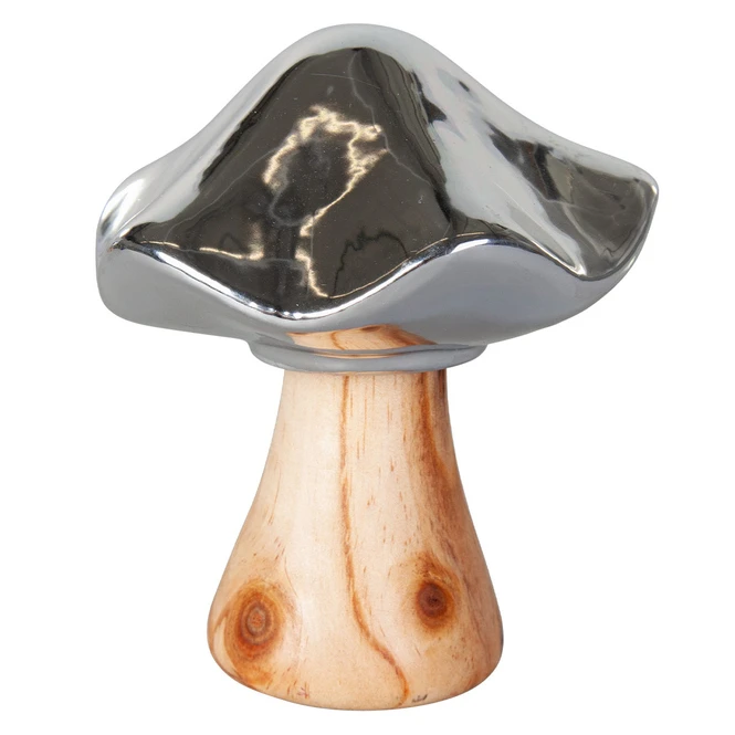 Pilz - Aus Holz - Ca. 10 X 10 X 12 Cm 3 Pilz - Aus Holz - Ca. 10 X 10 X 12 Cm