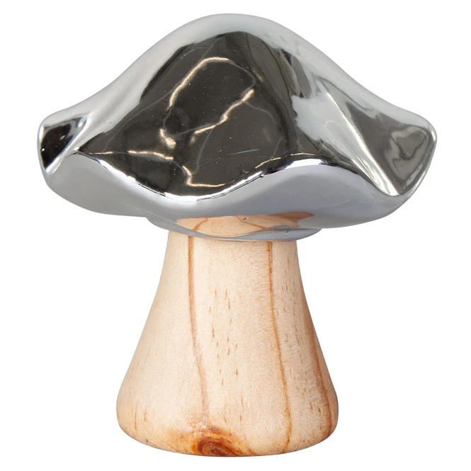 Pilz - Aus Holz - Ca. 8 X 8 X 9 Cm 3 Pilz - Aus Holz - Ca. 8 X 8 X 9 Cm