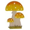 Pilze - Aus Holz - Ca. 12 X 2 X 18 Cm - Orange 1 Pilze - Aus Holz - Ca. 12 X 2 X 18 Cm - Orange -Wohndeko 238157