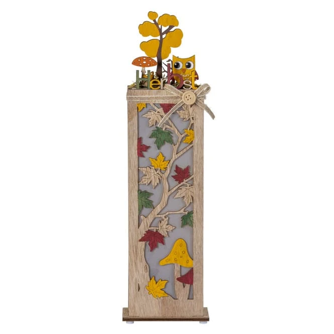 LED-Standdeko - Aus Holz - Ca. 11,5 X 5 X 40 Cm 3 LED-Standdeko - Aus Holz - Ca. 11,5 X 5 X 40 Cm