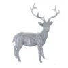 Hirsch Stehend Silber - 14 X 6 X 17 Cm 2 Hirsch Stehend Silber - 14 X 6 X 17 Cm -Wohndeko 238475 bild 4016096435370