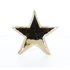 Stern Gold - Ca. 14 X 3,5 X 14 Cm