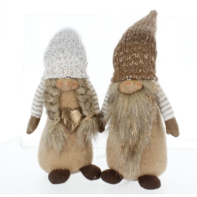 Wichtel Stehend - Ca. 13 X 12 X 48 Cm - 1 Stück 3 Wichtel Stehend - Ca. 13 X 12 X 48 Cm - 1 Stück