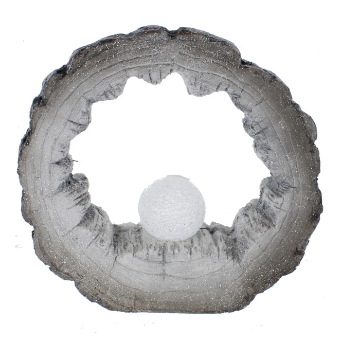 LED-Standdeko - Baumring Mit LED Kugel - Ca. 35,5 X 11 X 33 Cm 3 LED-Standdeko - Baumring Mit LED Kugel - Ca. 35,5 X 11 X 33 Cm