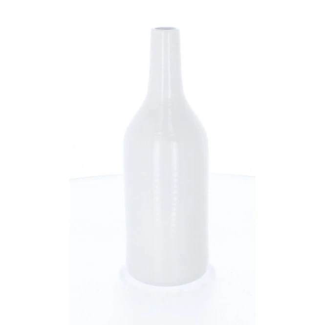 Vase Flasche Weiß - Ca. 7 X 7 X 20 Cm 3 Vase Flasche Weiß - Ca. 7 X 7 X 20 Cm