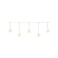 Lichterkette Sterne - Mit 6 LED - Ca. 12 X 150 Cm -Wohndeko 238955 4016096438036 micaliving led lichterkette 02