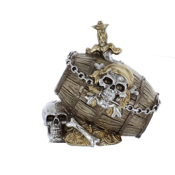 Spardose Piratenfass - Ca. 12,5 X 8 X 12 Cm 3 Spardose Piratenfass - Ca. 12,5 X 8 X 12 Cm
