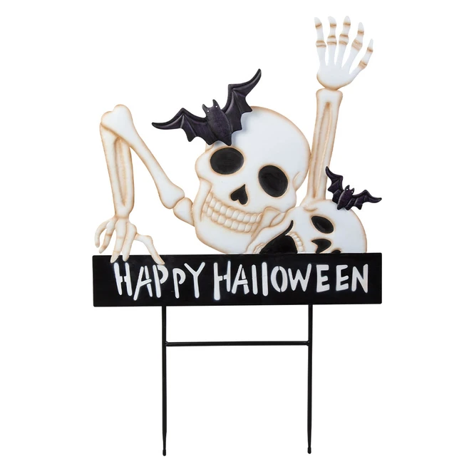 Pflanzenstecker - Happy Halloween - Ca. 50,5 X 77 Cm 3 Pflanzenstecker - Happy Halloween - Ca. 50,5 X 77 Cm