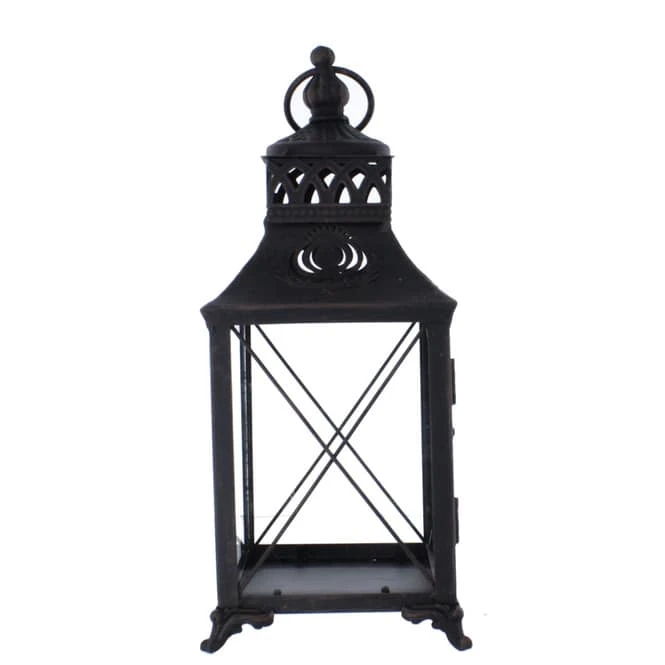 Laterne - Bronze Antik - Ca. 14 X 14 X 33 Cm 3 Laterne - Bronze Antik - Ca. 14 X 14 X 33 Cm