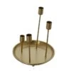 Adventskerzenhalter - Gold - Ca. 21,5 X 26,5 Cm -Wohndeko 239400 bild 4016096440060
