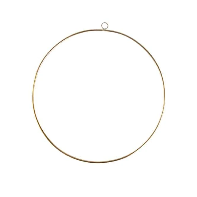 Dekohänger - Ringe - 3 Stück - Gold 6 Dekohänger - Ringe - 3 Stück - Gold – Bild 4