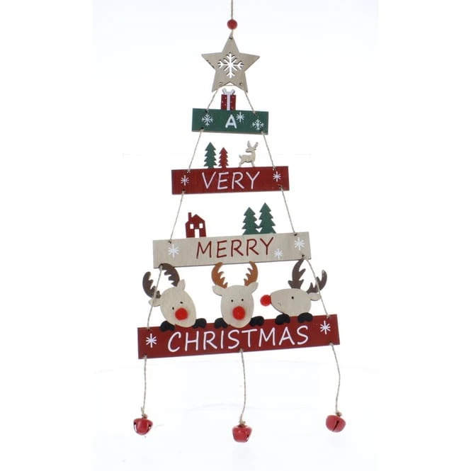 Dekohänger - A Very Mery Christmas - Ca. 40 X 16,5 Cm 3 Dekohänger - A Very Mery Christmas - Ca. 40 X 16,5 Cm