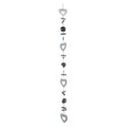 Girlande - Herzen - Aus Holz - Ca. 7 X 100 Cm