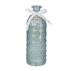 Glasvase - Merry Christmas - Ca. 7 X 7 X 20,5 Cm