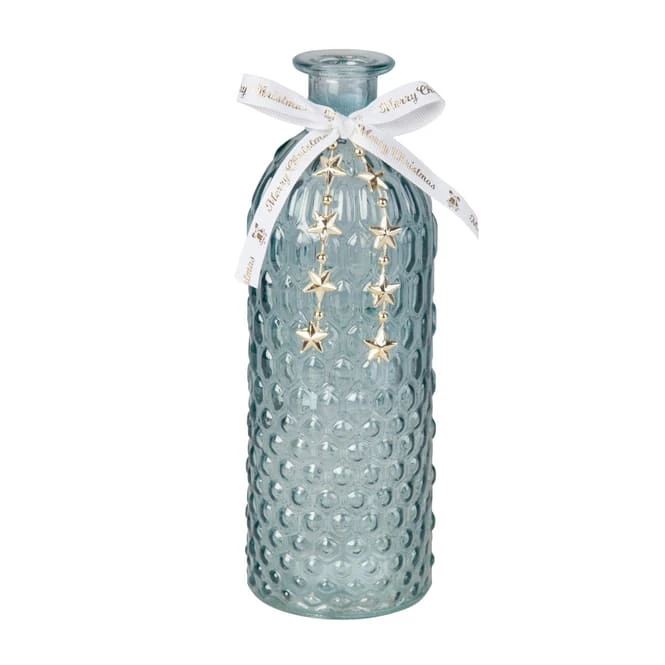 Glasvase - Merry Christmas - Ca. 7 X 7 X 20,5 Cm 3 Glasvase - Merry Christmas - Ca. 7 X 7 X 20,5 Cm