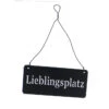 Schild - Lieblingsplatz - Ca. 15 X 6,5 Cm 2 Schild - Lieblingsplatz - Ca. 15 X 6,5 Cm -Wohndeko 239597 bild 4016096442125
