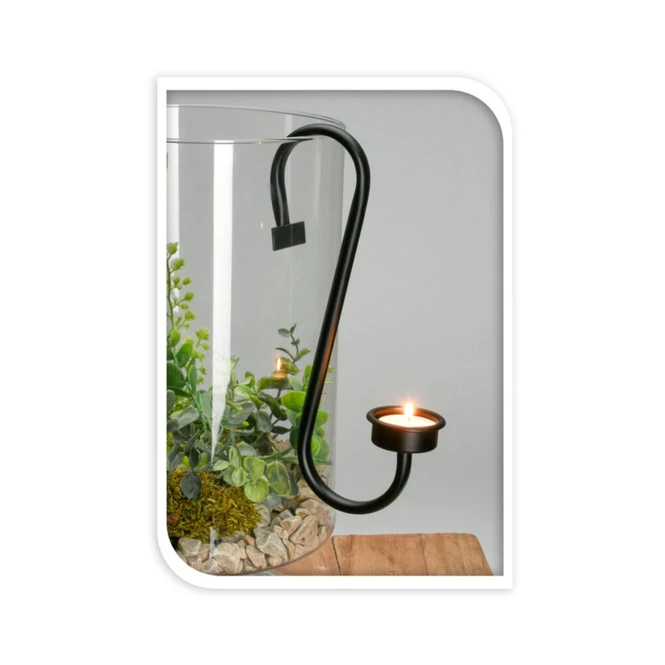 Teelichthalter - Zum Hängen - Ca. 14 X 4,5 X 24 Cm 3 Teelichthalter - Zum Hängen - Ca. 14 X 4,5 X 24 Cm