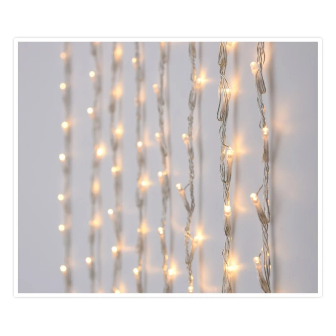 220er LED-Lichtervorhang - Ca. 200 X 100 Cm 4 220er LED-Lichtervorhang - Ca. 200 X 100 Cm – Bild 2