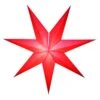 LED-Stern - Ø = Ca. 60 Cm - Rot 2 LED-Stern - Ø = Ca. 60 Cm - Rot -Wohndeko 239812