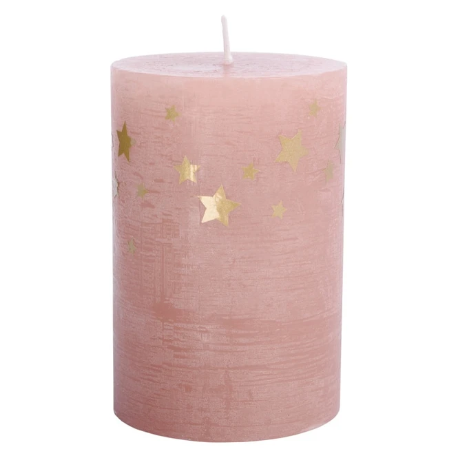 Stumpenkerze - Polar - Ca. 7 X 10 Cm - Rosenholz 3 Stumpenkerze - Polar - Ca. 7 X 10 Cm - Rosenholz