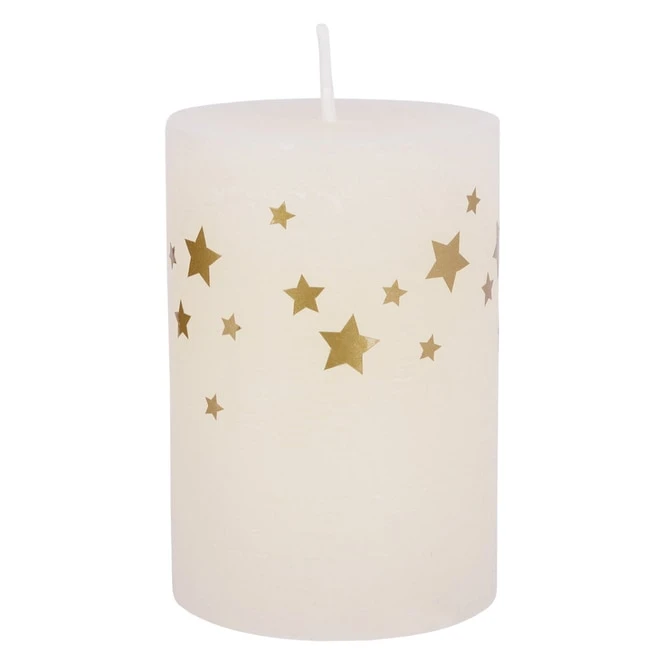 Stumpenkerze - Polar - Ca. 7 X 10 Cm - Vanille 3 Stumpenkerze - Polar - Ca. 7 X 10 Cm - Vanille