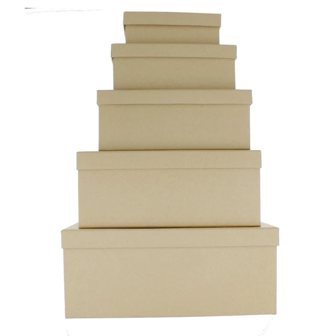 Geschenkbox Braun M - Ca. 24 X 15,5 X 9,5 Cm - 1 Stück 4 Geschenkbox Braun M - Ca. 24 X 15,5 X 9,5 Cm - 1 Stück – Bild 2