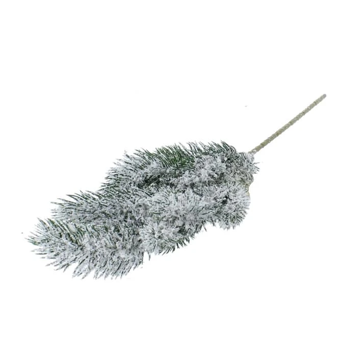 Tannenzweig Verschneit - Aus Kunststoff - 51 Cm 3 Tannenzweig Verschneit - Aus Kunststoff - 51 Cm