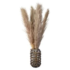 Laterne - Aus Rattan - Ca. 13 X 43 Cm -Wohndeko 241551 31