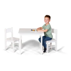 Besttoy - Sitzgruppe Aus Holz - Farbe: Weiß