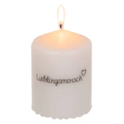 Out Of The Blue Stumpenkerze - Lieblingsmensch - Ca. 6 X 8 Cm -Wohndeko 242115 4029811463329 out of the blue stumpenkerze lieblingsmensch 01