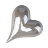 Deko Herz Geschwungen - Grau - Aus Keramik - Ca. 9 X 8 X 4 Cm