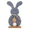 Standdeko - Happy Easter - Aus Filz Und Holz - Ca. 18 X 6 X 31 Cm 2 Standdeko - Happy Easter - Aus Filz Und Holz - Ca. 18 X 6 X 31 Cm -Wohndeko 243597 4016096448448 mica living hase happy easter grau 01