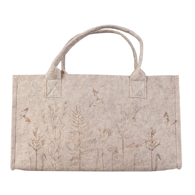Tasche - Blumenwiese - Aus Filz - Ca. 30 X 20 X 17 Cm 3 Tasche - Blumenwiese - Aus Filz - Ca. 30 X 20 X 17 Cm