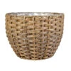Pflanzkorb Rund - Grau/braun - Aus Kunststoffrattan - Ca. 31 X 23 Cm 2 Pflanzkorb Rund - Grau/braun - Aus Kunststoffrattan - Ca. 31 X 23 Cm -Wohndeko 243776 4016096450687 mica living pflanzkorb rund braun 02
