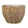 Pflanzkorb Rund - Grau/braun - Aus Kunststoffrattan - Ca. 27 X 19 Cm 2 Pflanzkorb Rund - Grau/braun - Aus Kunststoffrattan - Ca. 27 X 19 Cm -Wohndeko 243776 4016096450687 mica living pflanzkorb rund braun 021