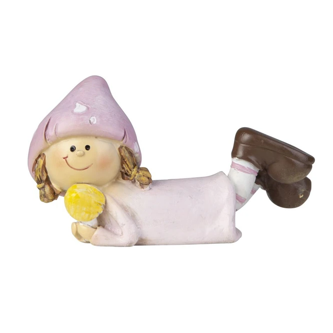 Wichtelkind Liegend Flieder/braun - Aus Keramik - Ca. 9,5x3,5x5,5 Cm - 1 Stück 4 Wichtelkind Liegend Flieder/braun - Aus Keramik - Ca. 9,5x3,5x5,5 Cm - 1 Stück – Bild 2