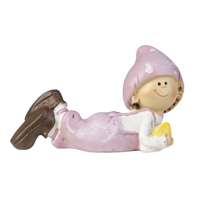 Wichtelkind Liegend Flieder/braun - Aus Keramik - Ca. 9,5x3,5x5,5 Cm - 1 Stück 3 Wichtelkind Liegend Flieder/braun - Aus Keramik - Ca. 9,5x3,5x5,5 Cm - 1 Stück