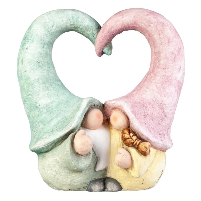 Pflanztopf - Wichtelpaar - Aus Magnesia - Ca. 35 X 21 X 36 Cm 3 Pflanztopf - Wichtelpaar - Aus Magnesia - Ca. 35 X 21 X 36 Cm