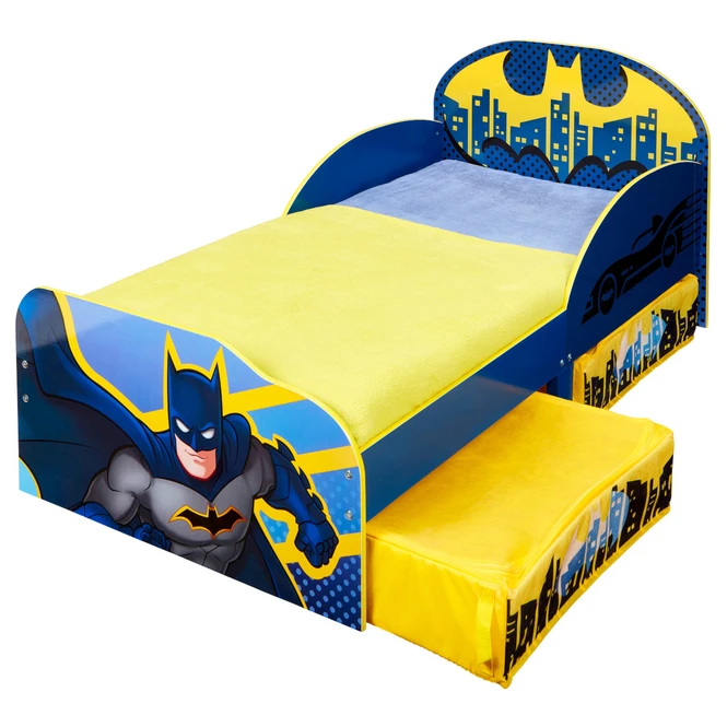 Batman - Kinderbett Mit Stauraum - Blau - Ca. 70 X 140 Cm 3 Batman - Kinderbett Mit Stauraum - Blau - Ca. 70 X 140 Cm