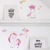 Wandtattoo - Einhorn - Set 2
