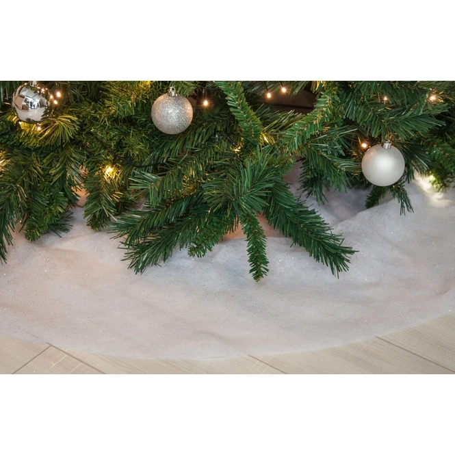 Schneedecke - Ø = Ca. 147 Cm - Mit Glitzer 3 Schneedecke - Ø = Ca. 147 Cm - Mit Glitzer