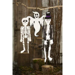 Dekohänger - Skelett - 23 X 2 X 96 Cm 5 Dekohänger - Skelett - 23 X 2 X 96 Cm -Wohndeko 4016096295974 4016096295998 4016096295967