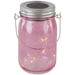 LED-Solarlampe - Aus Glas - 8 X 14 Cm - 1 Stück 13 LED-Solarlampe - Aus Glas - 8 X 14 Cm - 1 Stück -Wohndeko a37